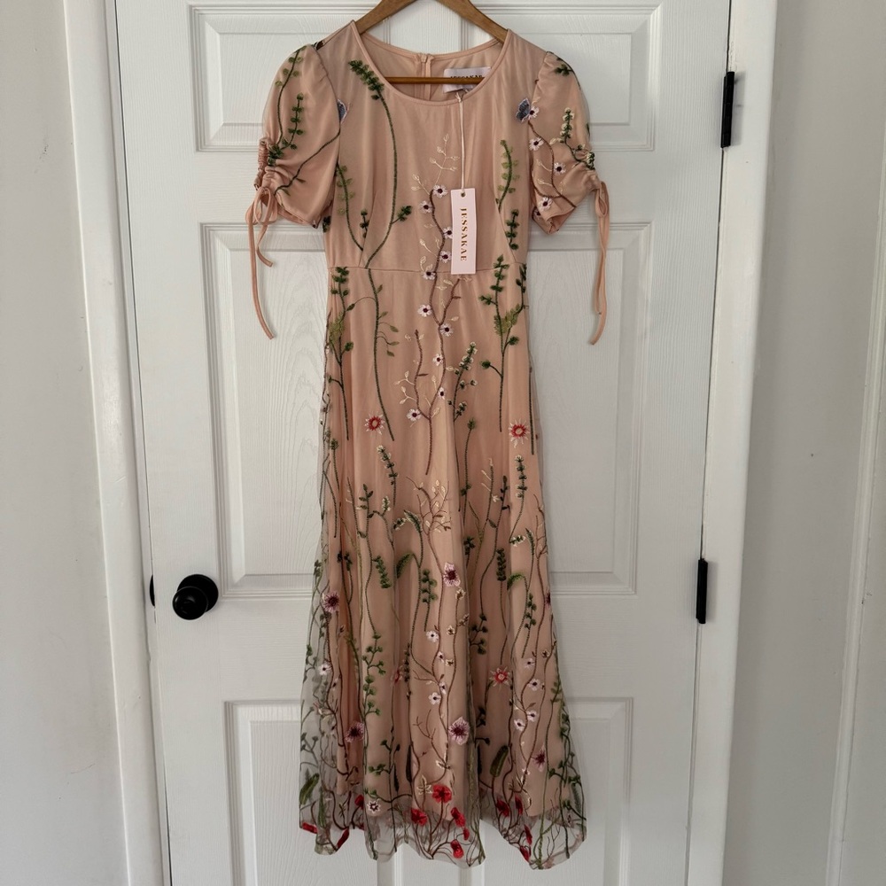 JessaKae Pink Floral Maxi Dress - Picture 3 of 8